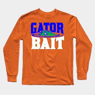 Gator Bait! - On Orange Long Sleeve T-Shirt